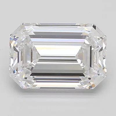 2.23ct D VS2 Rare Carat Ideal Cut Emerald Lab Grown Diamond