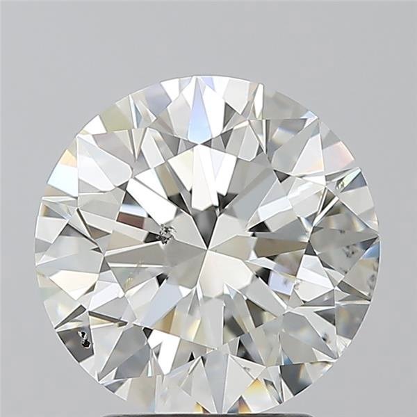 2.70ct J SI2 Rare Carat Ideal Cut Round Diamond