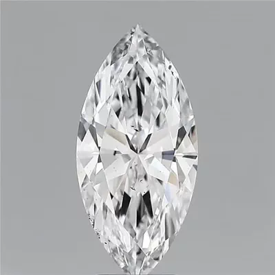 3.51ct D SI2 Rare Carat Ideal Cut Marquise Diamond