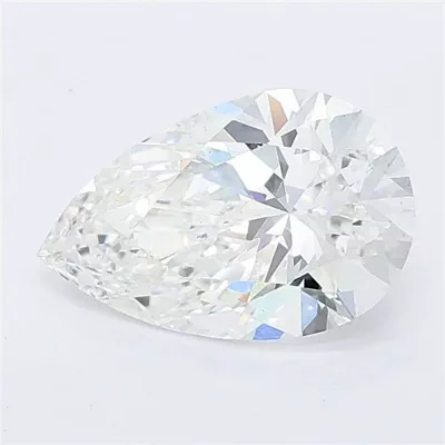 1.23ct E VS1 Rare Carat Ideal Cut Pear Lab Grown Diamond