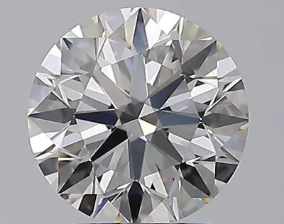 2.01ct K VVS2 Rare Carat Ideal Cut Round Diamond