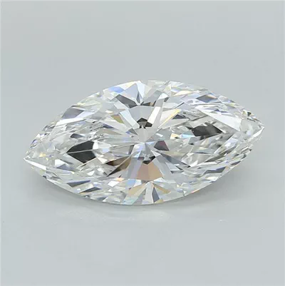 2.54ct F VVS2 Rare Carat Ideal Cut Marquise Lab Grown Diamond