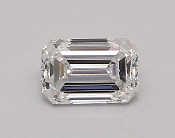 0.66ct D VVS2 Rare Carat Ideal Cut Emerald Lab Grown Diamond