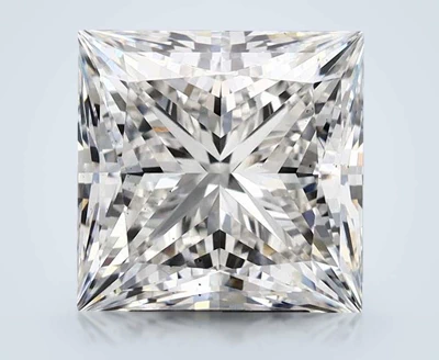 5.07ct F VS2 Rare Carat Ideal Cut Princess Lab Grown Diamond