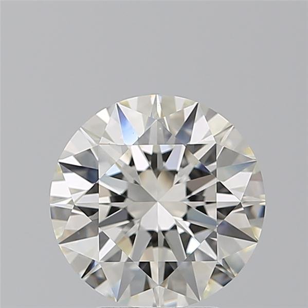 3.05ct J VS2 Rare Carat Ideal Cut Round Diamond