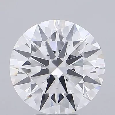 6.15ct D VS2 Rare Carat Ideal Cut Round Lab Grown Diamond
