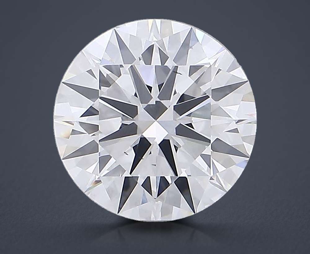 6.15ct D VS2 Rare Carat Ideal Cut Round Lab Grown Diamond