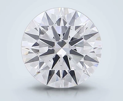 6.15ct D VS2 Rare Carat Ideal Cut Round Lab Grown Diamond