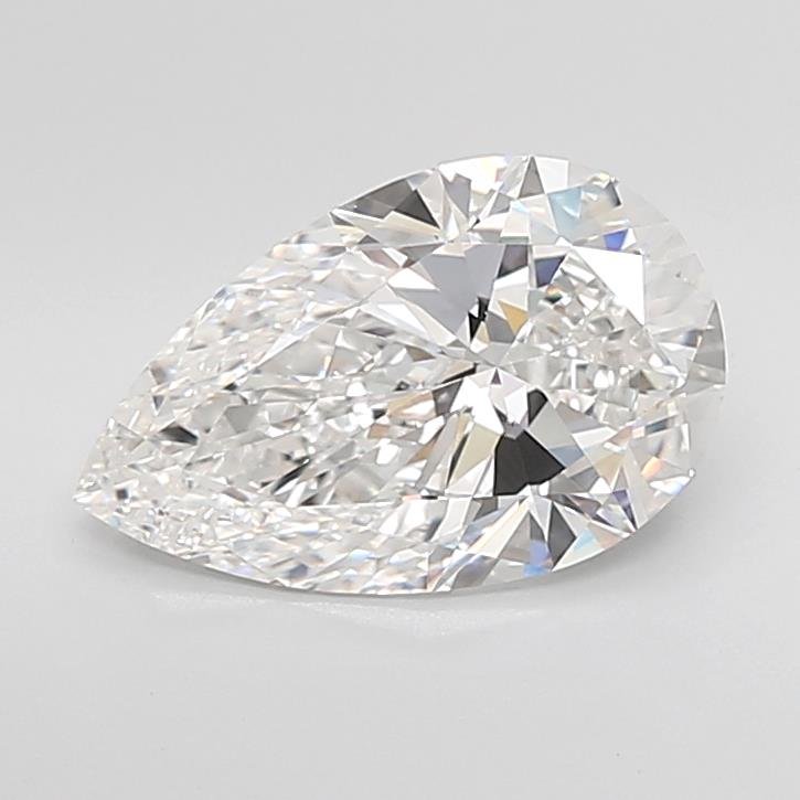 4.07ct E VS1 Rare Carat Ideal Cut Pear Lab Grown Diamond