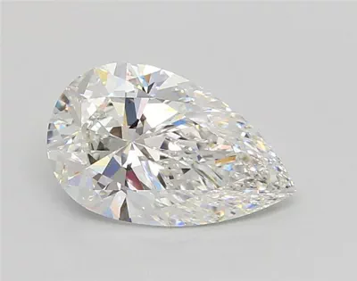 2.06ct F VVS2 Rare Carat Ideal Cut Pear Lab Grown Diamond