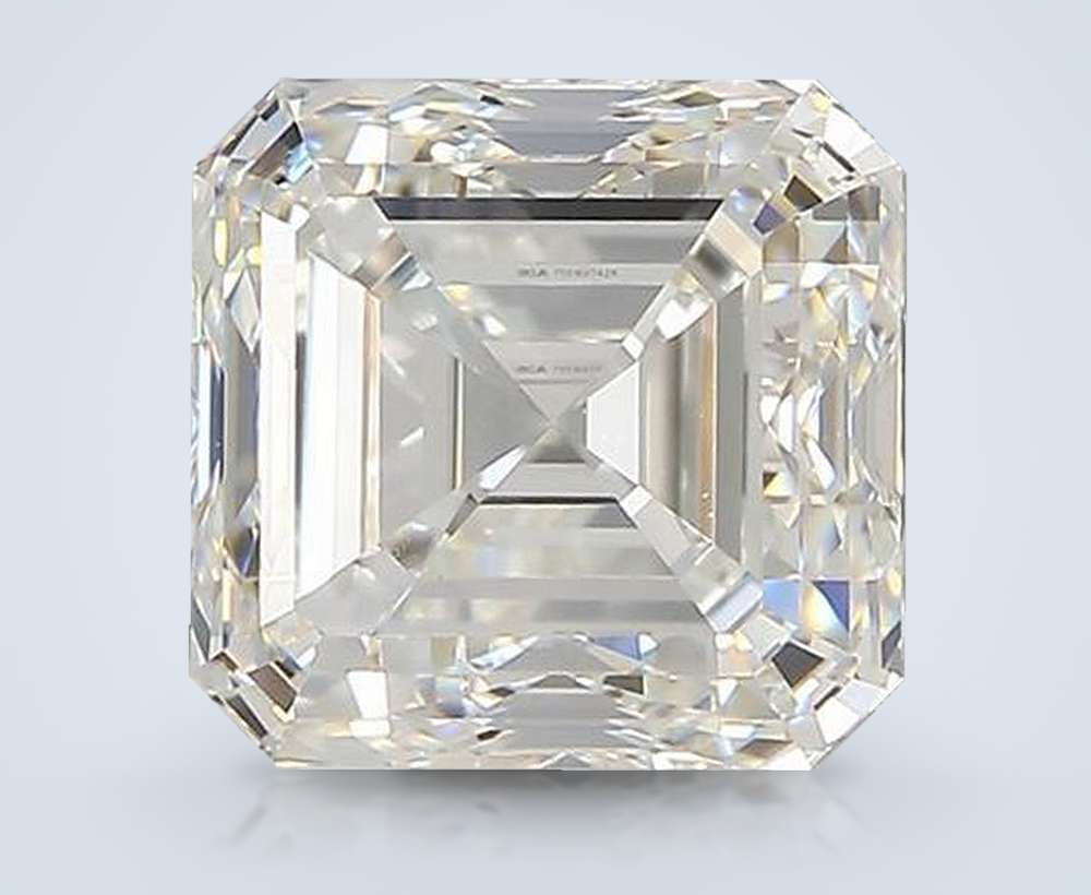2.70ct H VVS2 Rare Carat Ideal Cut Asscher Diamond