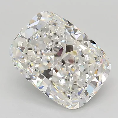 2.87ct E VVS2 Rare Carat Ideal Cut Cushion Lab Grown Diamond