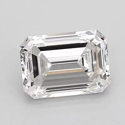 1.55ct E VS1 Rare Carat Ideal Cut Emerald Lab Grown Diamond