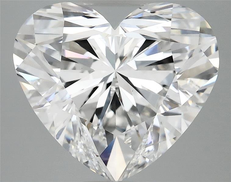 5.25ct E VS1 Rare Carat Ideal Cut Heart Lab Grown Diamond
