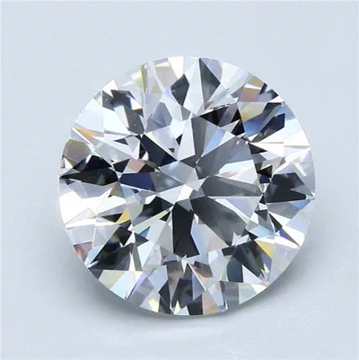 5.00ct D VVS2 Rare Carat Ideal Cut Round Diamond