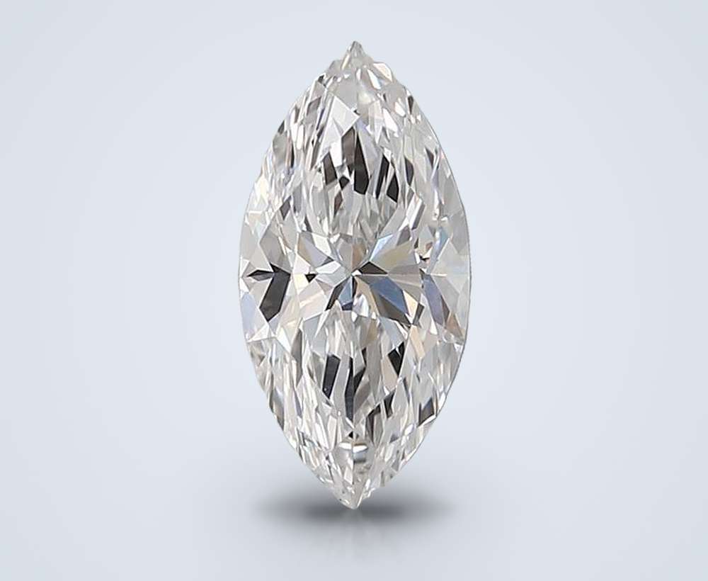 1.53ct D VVS2 Rare Carat Ideal Cut Marquise Lab Grown Diamond