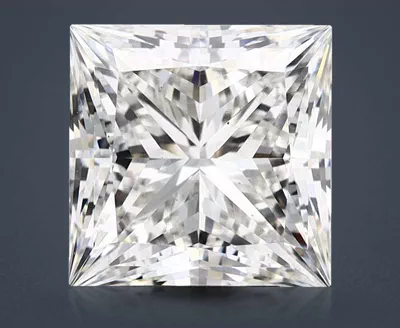 5.20ct G VS1 Rare Carat Ideal Cut Princess Lab Grown Diamond