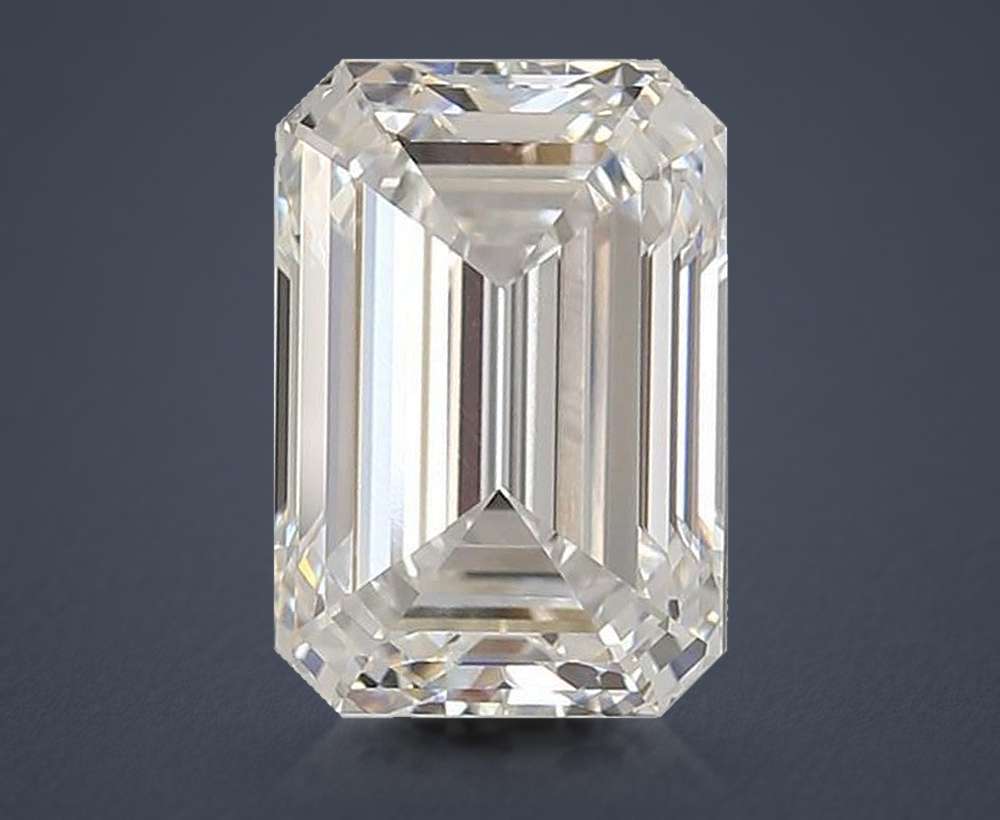 4.62ct E VS1 Rare Carat Ideal Cut Emerald Lab Grown Diamond