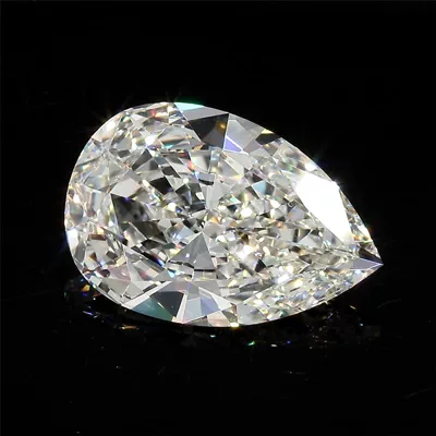 3.80ct J VS1 Very Good Cut Pear Diamond