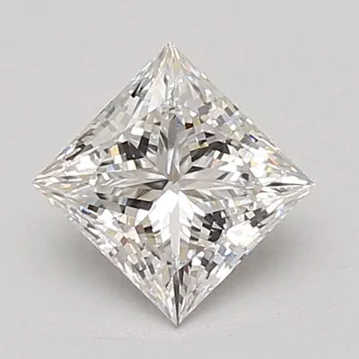 1.01ct D VS2 Rare Carat Ideal Cut Princess Lab Grown Diamond