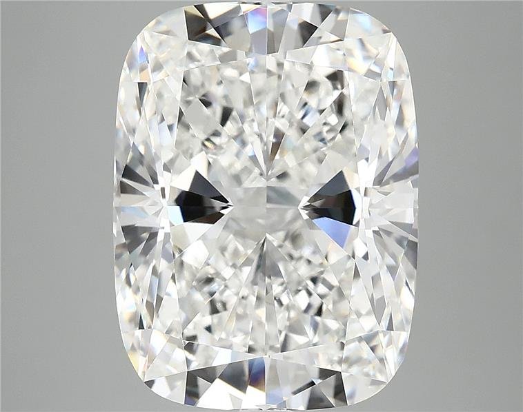 9.18ct F VVS2 Rare Carat Ideal Cut Cushion Lab Grown Diamond