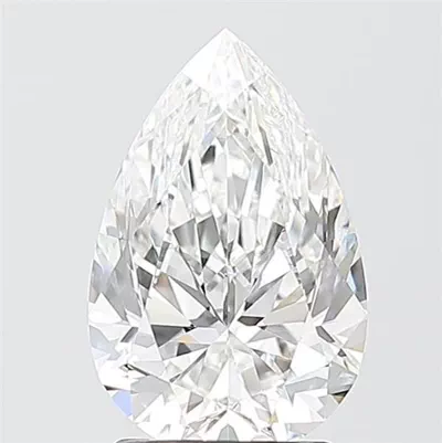 2.00ct E VS1 Very Good Cut Pear Lab Grown Diamond