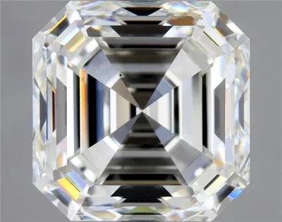 4.01ct H VS1 Excellent Cut Asscher Diamond
