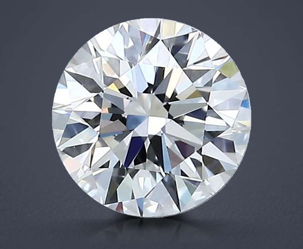 1.03ct D VVS2 Rare Carat Ideal Cut Round Diamond