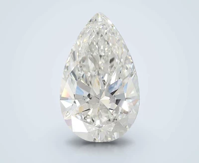 7.07ct F VS1 Rare Carat Ideal Cut Pear Lab Grown Diamond