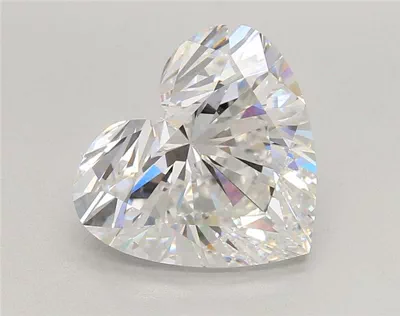 4.09ct E VVS2 Very Good Cut Heart Lab Grown Diamond