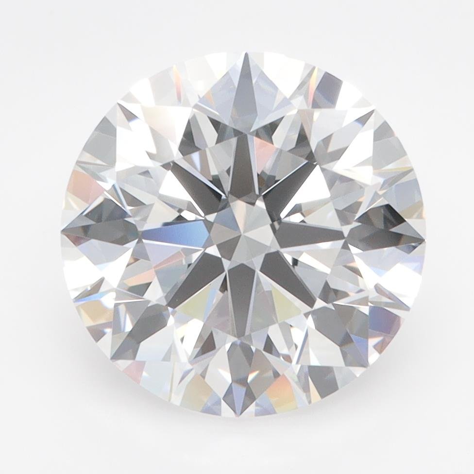 4.27ct D FL Rare Carat Ideal Cut Round Lab Grown Diamond