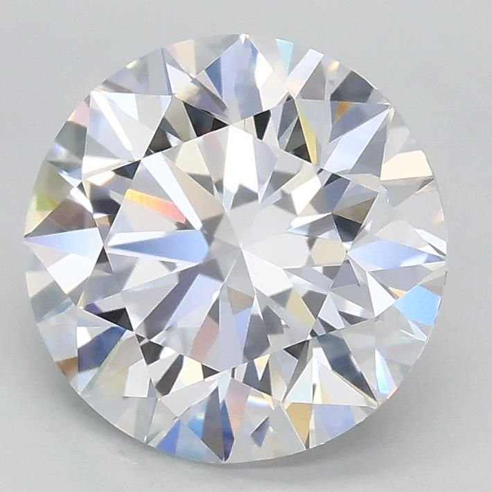 2.07ct D VVS2 Rare Carat Ideal Cut Round Lab Grown Diamond