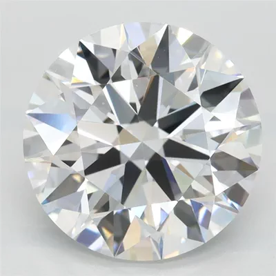 3.41ct D FL Rare Carat Ideal Cut Round Lab Grown Diamond