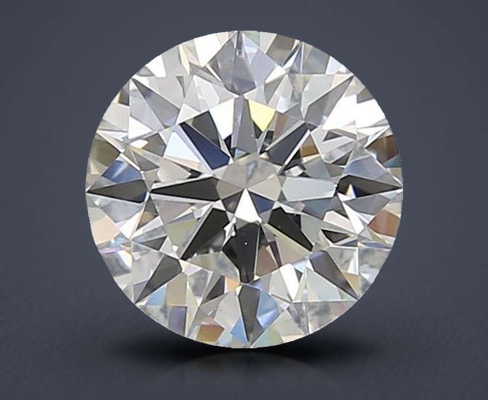 2.07ct F VVS2 Rare Carat Ideal Cut Round Lab Grown Diamond