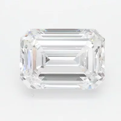 1.01ct D VVS1 Rare Carat Ideal Cut Emerald Lab Grown Diamond