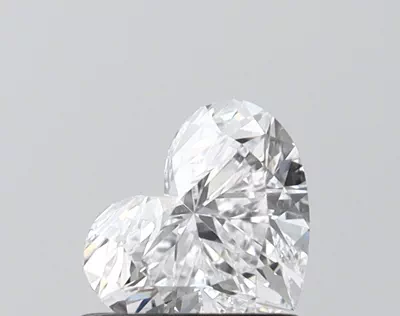 0.81ct D VVS1 Very Good Cut Heart Lab Grown Diamond