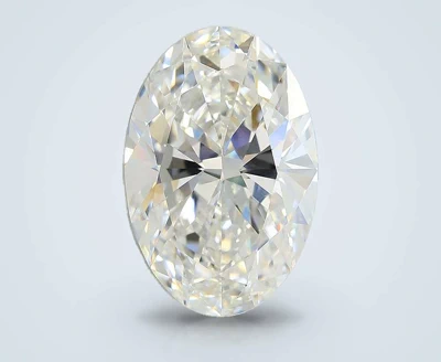5.02ct F VVS2 Rare Carat Ideal Cut Oval Lab Grown Diamond