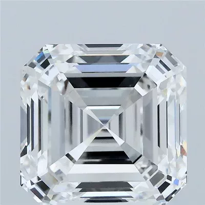 5.02ct E VVS2 Rare Carat Ideal Cut Asscher Lab Grown Diamond