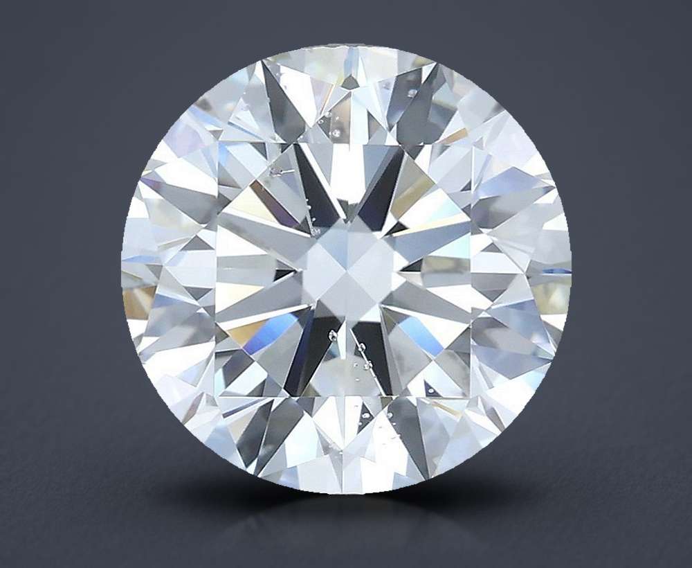 2.50ct I SI1 Rare Carat Ideal Cut Round Diamond