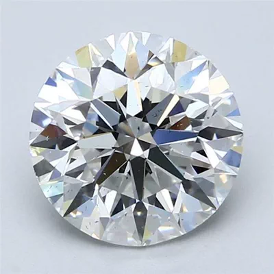 3.01ct F SI2 Excellent Cut Round Diamond