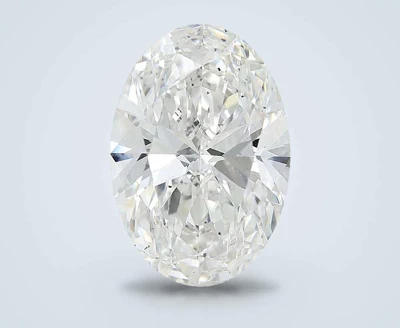 11.28ct G SI1 Rare Carat Ideal Cut Oval Lab Grown Diamond