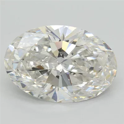 5.05ct G VVS2 Rare Carat Ideal Cut Oval Lab Grown Diamond