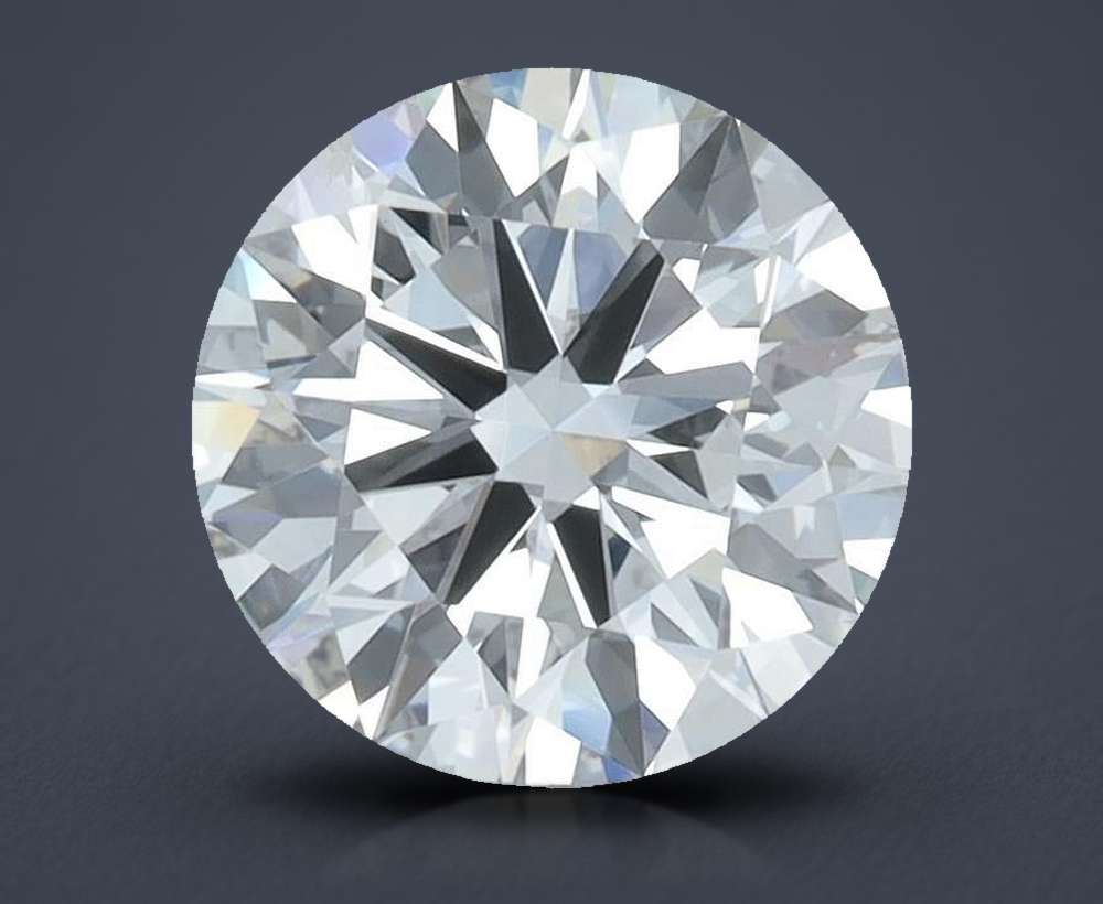2.51ct F SI1 Rare Carat Ideal Cut Round Lab Grown Diamond