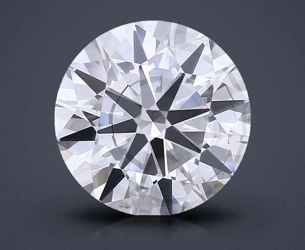 6.03ct F SI1 Excellent Cut Round Lab Grown Diamond