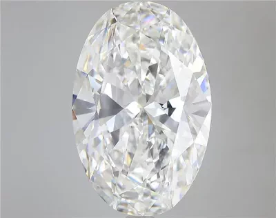 10.57ct F VVS2 Rare Carat Ideal Cut Oval Lab Grown Diamond