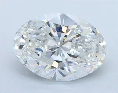 4.52ct F VS2 Rare Carat Ideal Cut Oval Lab Grown Diamond