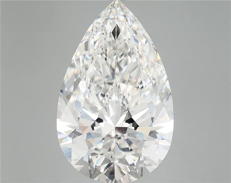 10.04ct F VVS2 Rare Carat Ideal Cut Pear Lab Grown Diamond