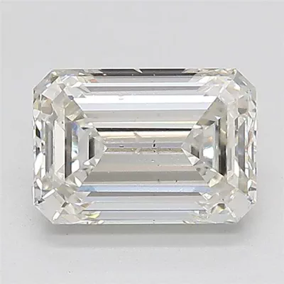 1.37ct I VS2 Rare Carat Ideal Cut Emerald Lab Grown Diamond