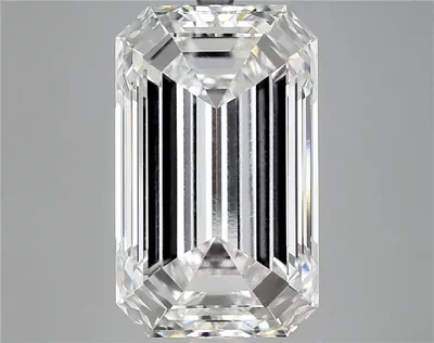 11.71ct F VVS2 Very Good Cut Emerald Lab Grown Diamond