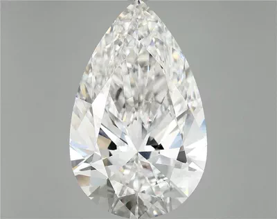 12.29ct F VVS2 Rare Carat Ideal Cut Pear Lab Grown Diamond